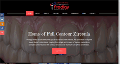 Desktop Screenshot of prodigydentalstudio.com